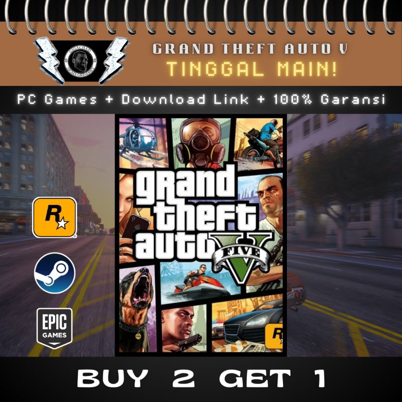 GRAND THEFT AUTO V | GAME PC | GAME LAPTOP | GAME | LINK DOWNLOAD | GTAV | GTA V | GTA5 premium berg