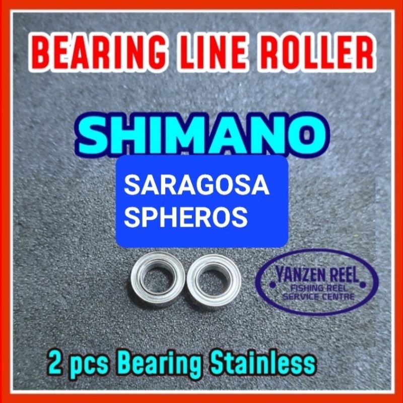 BEARING KHUSUS BAGIAN ROLLER REEL SHIMANO SARAGOSA - SPHEROS / Bearing / Laker / Bantalan roda / Min