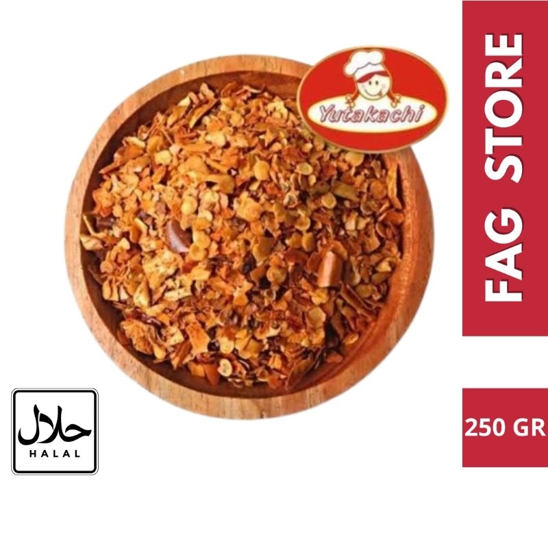 

Bumbu Tambahan Baso Aci Seblak Bumbu Tabur Atom Cabe kasar chili oil