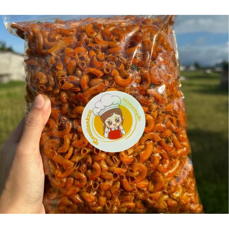 

1000 gr Makaroni Cikruh Daun Jeruk Renyah Tidak Keras - Pilih Varian Rasa
