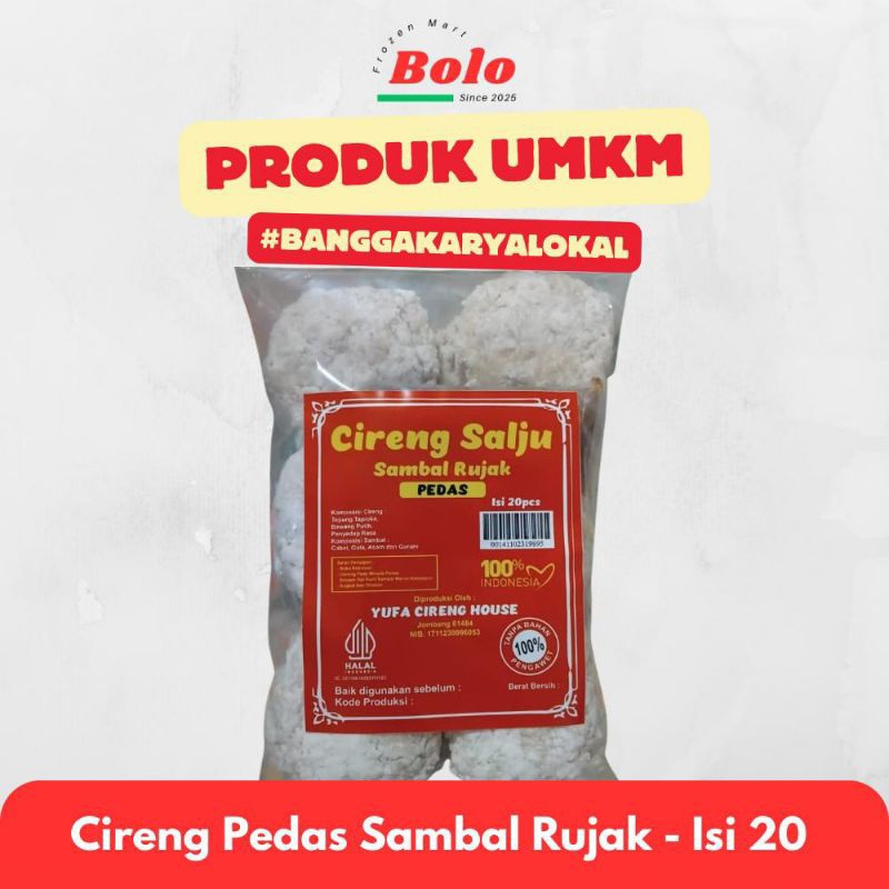 

cireng rasa pedas dengan bumbu rujak isi 20pcs