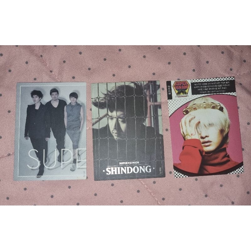 Super Junior Kyuhyun, Eunhyuk, Ryeowook, Shindong Starcard Set