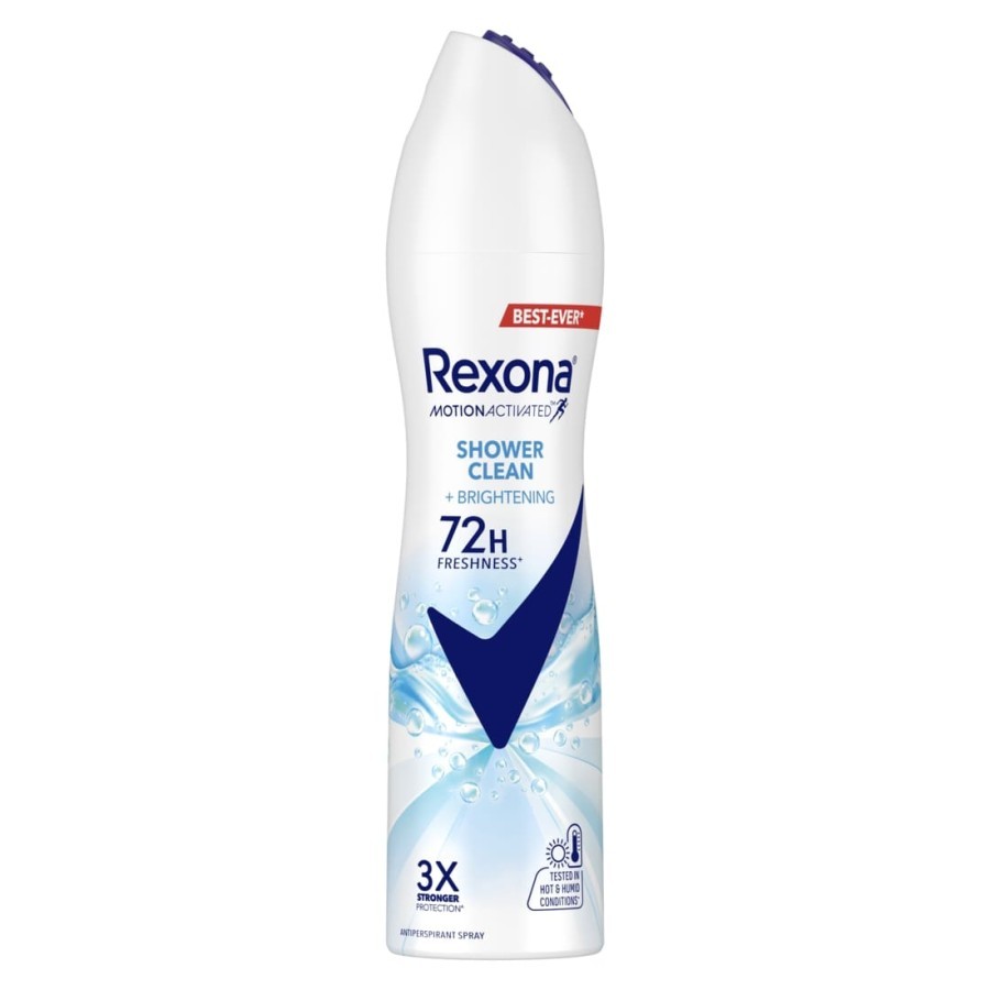 Rexona Antiperspirant DEODORANT SPRAY Shower Clean 135ml