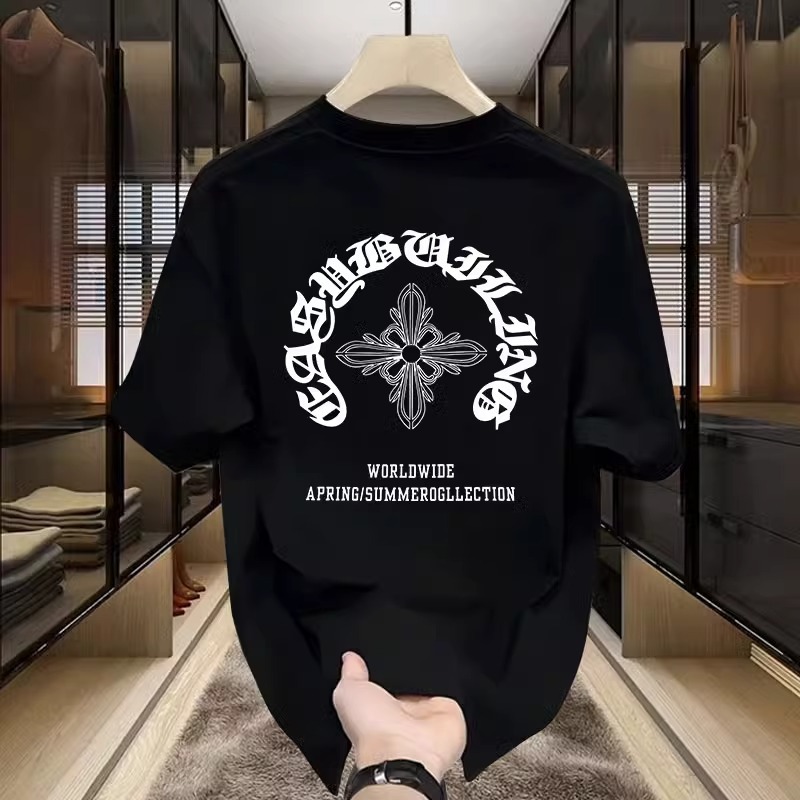 T-shirt Baju Kaos Pria Kaos Distro Emas Hook Pria Wanita Oversized Baju Boxy Fit T Shirt