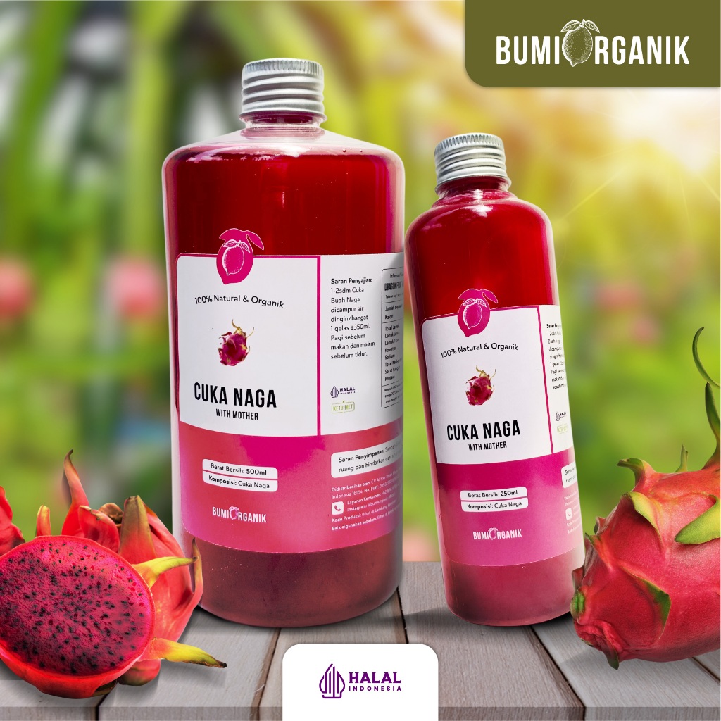 

CUKA NAGA ORIGINAL BUMI ORGANIK - ORIGINAL CUKA NAGA ORGANIK WITH MOTHER - CUKA BUAH NAGA 500ml & 250ml - FRUIT VINEGAR - BUAH NAGA - SUUR LEMOEN - NUTRIFARM - INDORGANIK - NUTRIPEDIA - PURY - BESTHONEY - NATURLIFE - TRIVICO - HEALTIVA - NENAVIN