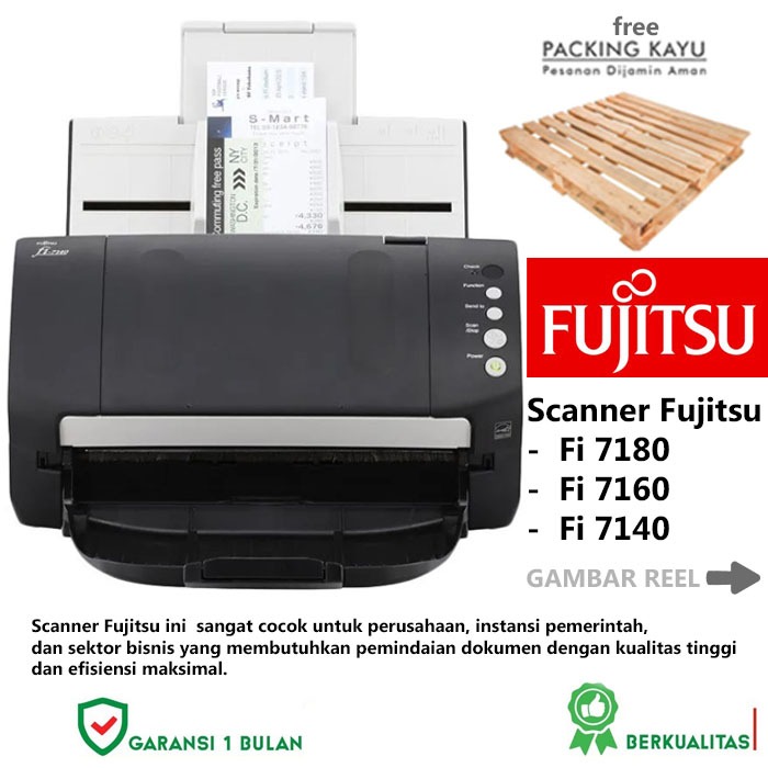 Scanner Fujitsu Fi-7180 - Fi 7160 - Fi 7140 - Fi 7240 - scanner - fujitsu - scanner terbaik - scanne