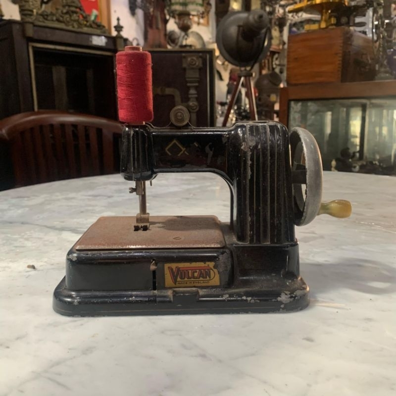 Mesin Jahit Vulcan Dumpy Inggris 1950an Lawas Jadul Tua