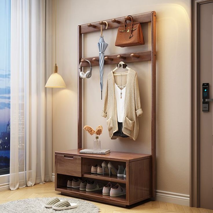 Rak Kayu Custom Bisa Dikirim Ke [ Muna ] Lemari sepatu kayu minimalis | Furniture penyimpanan | Rak 