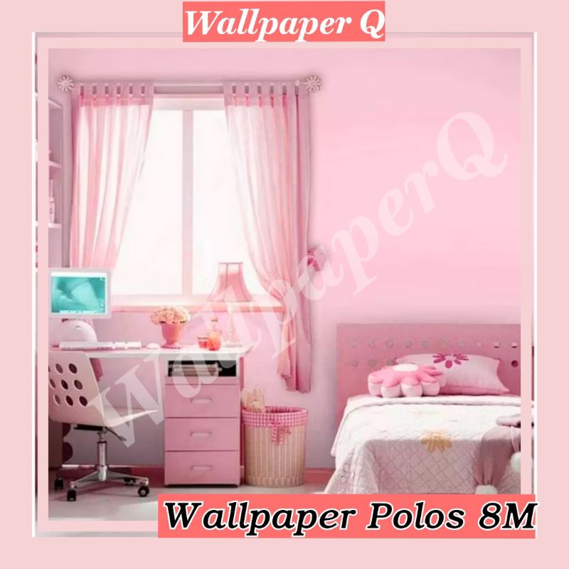 Wallpaper Polos 10M Wallpaper Stiker Hiasan Dinding Wallpaper Minimalis Aesthetic Elegan Wallpaper R