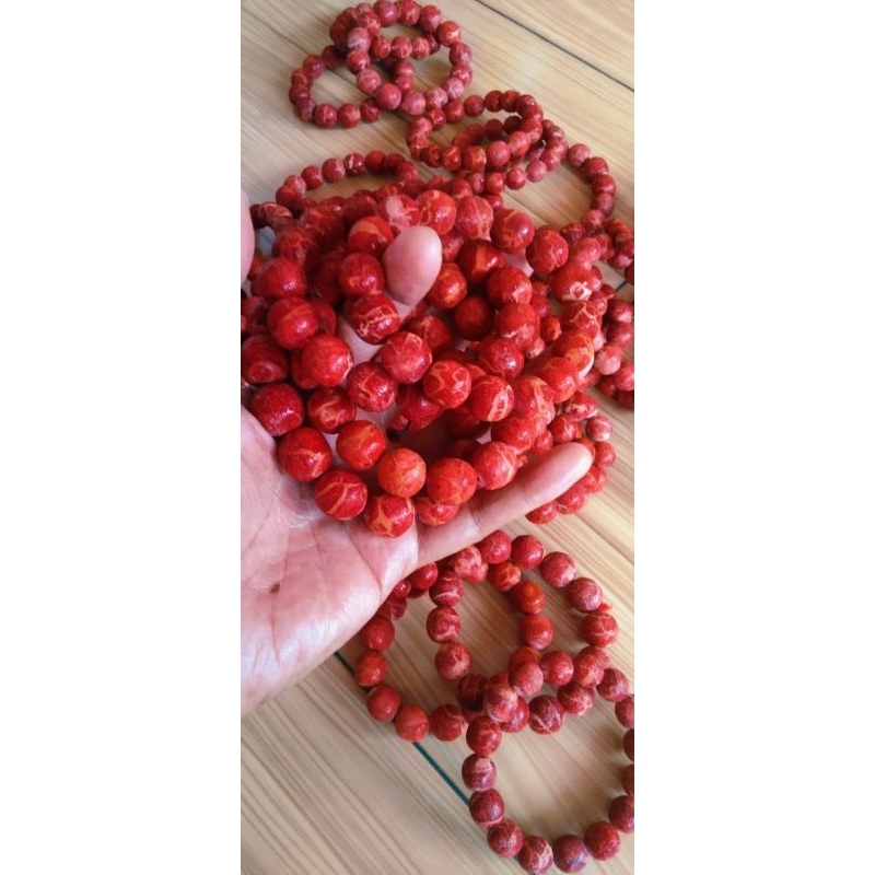 GELANG MARJAN/GELANG RED CORAL NATURAL