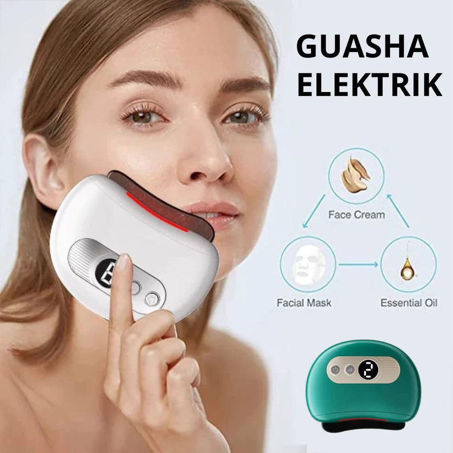 Gua Sha Face Massage Electric Massager / Face Gua Sha Electric Beauty Machine / Alat Pijat Elektrik 