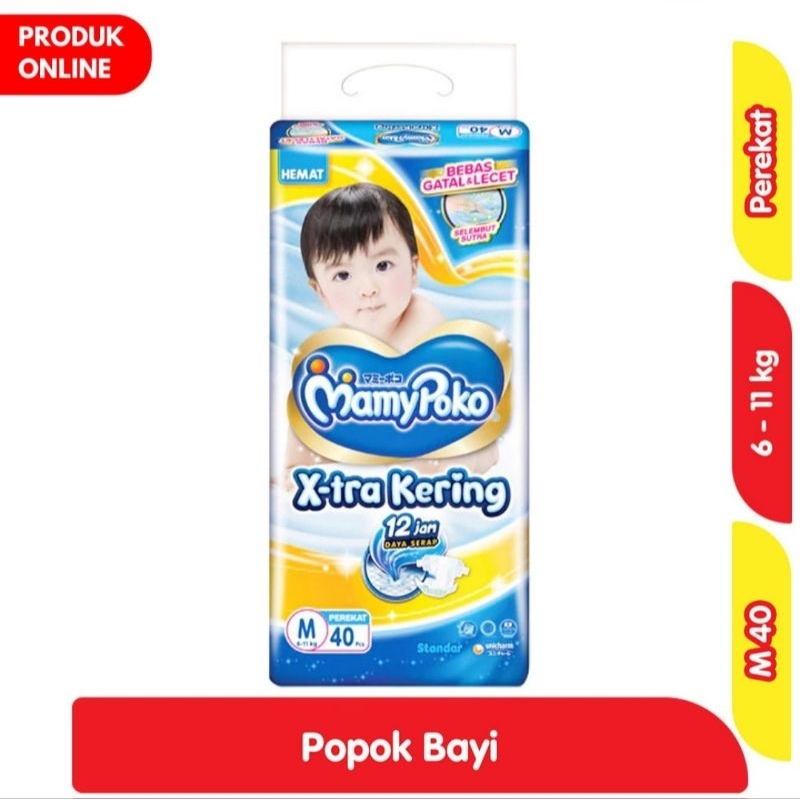 Mamypoko perekat standard M40 - pampers bayi