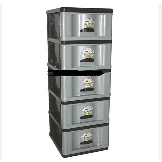 Laci Baju Susun 5 Yoko Sonia PUP Plastik Kualitas Tebal Mirip Shinpo Rak Piring Lemari Pakaian Anak 