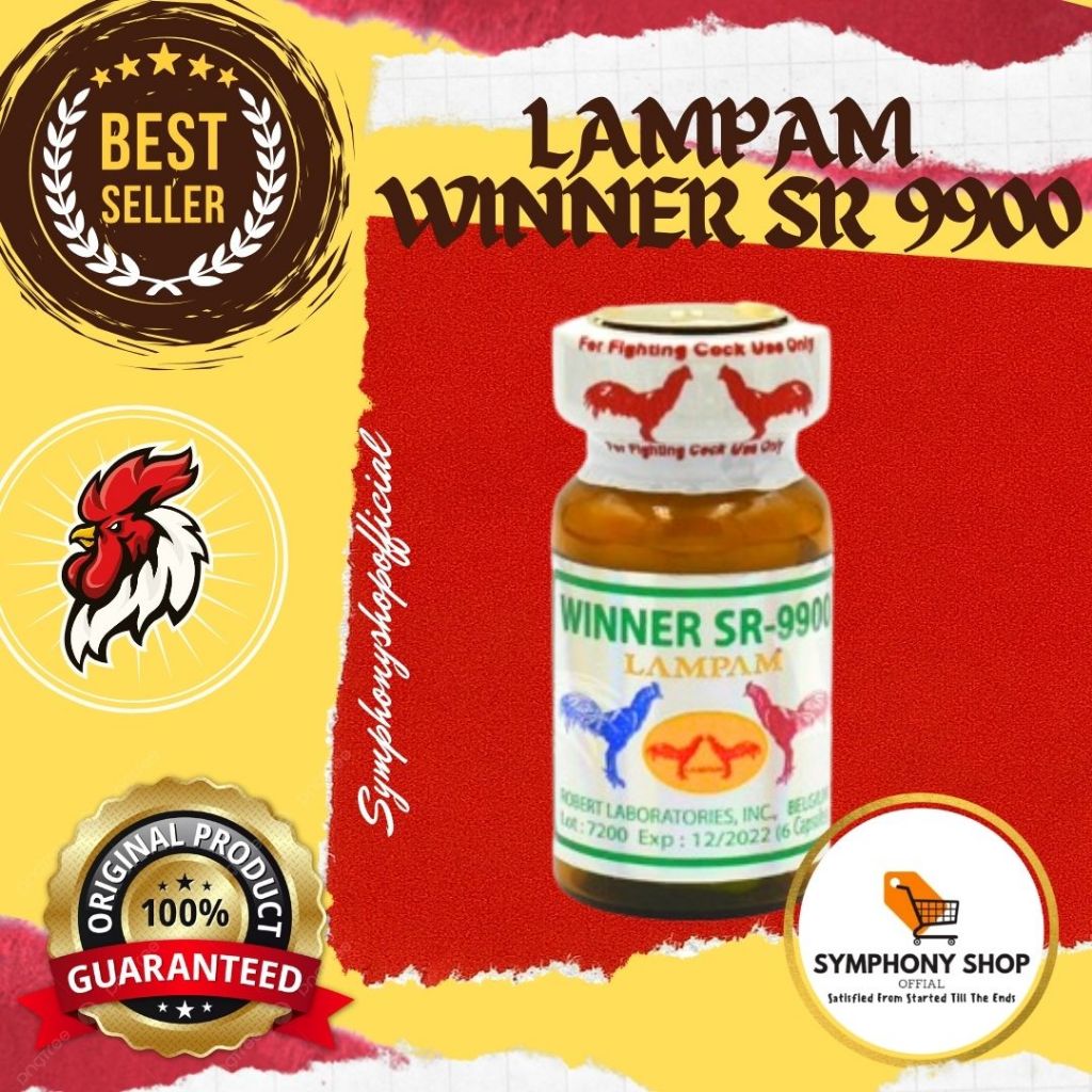 DOPING KAPSUL LAMPAM WINNER SR 9900 OBAT VITAMIN TENAGA AYAM TARUNG SUPLEMEN THAILAND