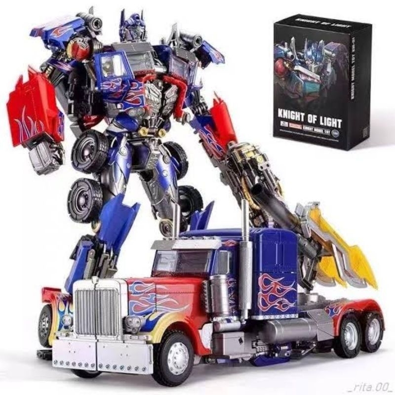 BMB KM-01S LS-03F KNIGHT OF LIGHT OVERSIZED OPTIMUS PRIME TRANSFORMERS