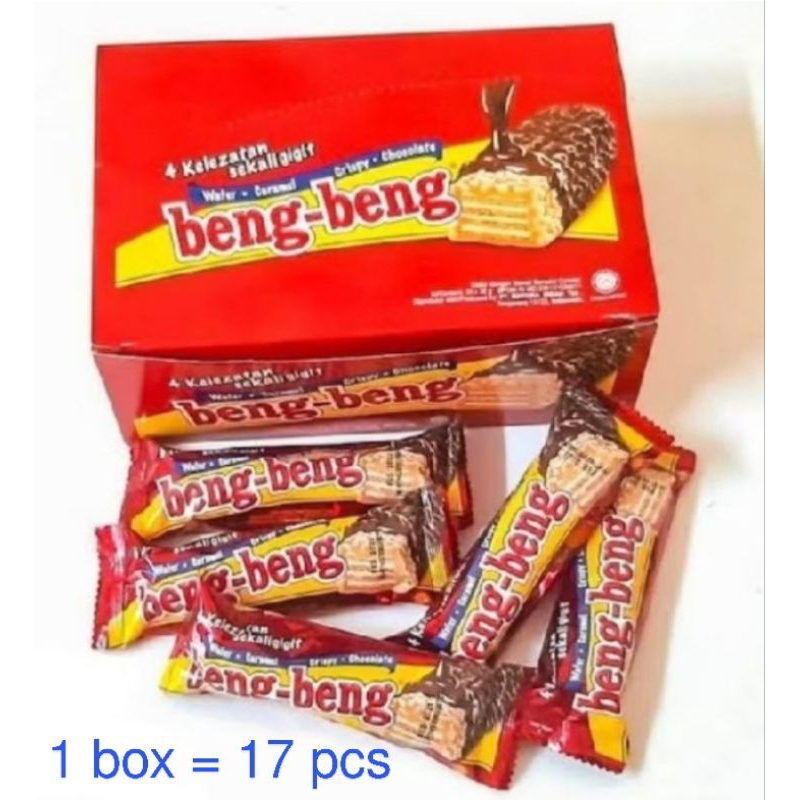 

TERLARIS !!! Beng Beng Cokelat Wafer 1 Box isi 17 pcs @25gr Bandung