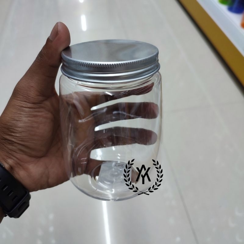 Jar plastik kualitas premium 500 ml - Jar plastik - Plastic jar 500 ml - Topless plastik - Wadah pla