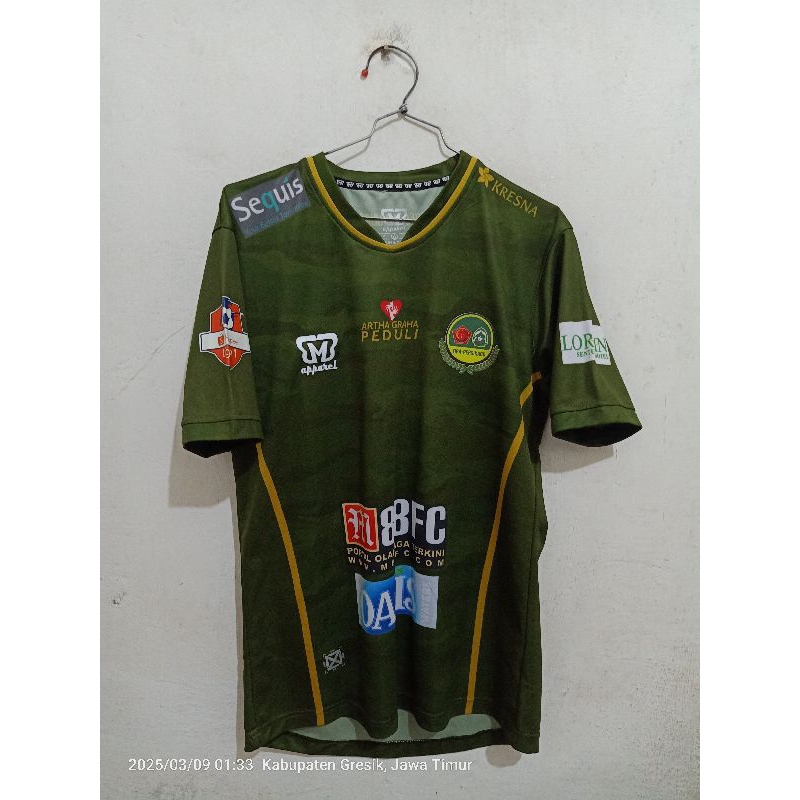 Jersey PS TIRA Kabo Persikabo Home Liga 1 2019 Original MATCHWORN MBB GUNTUR TRIAJI