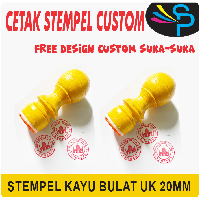 

custom stempel kayu bulat kecil stempel desain custom stempel murah