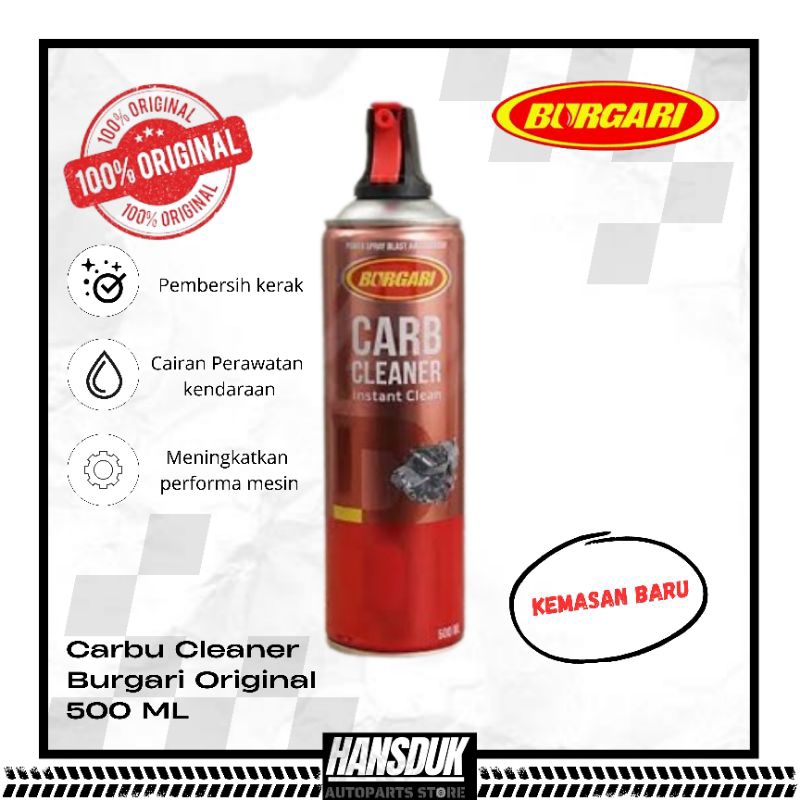 Carb Cleaner Burgari 500 ml || Carb cleaner pembersih kerak karburator/ throttle body (Mobil & Motor