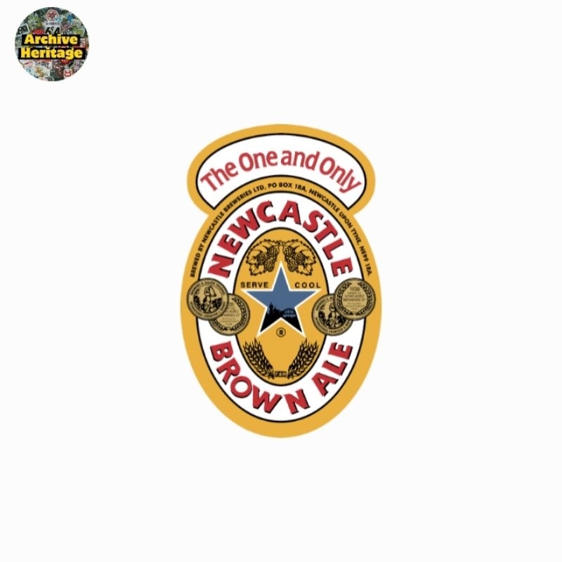 

sticker Newcastle Br0wn 4le the one and only brand stiker