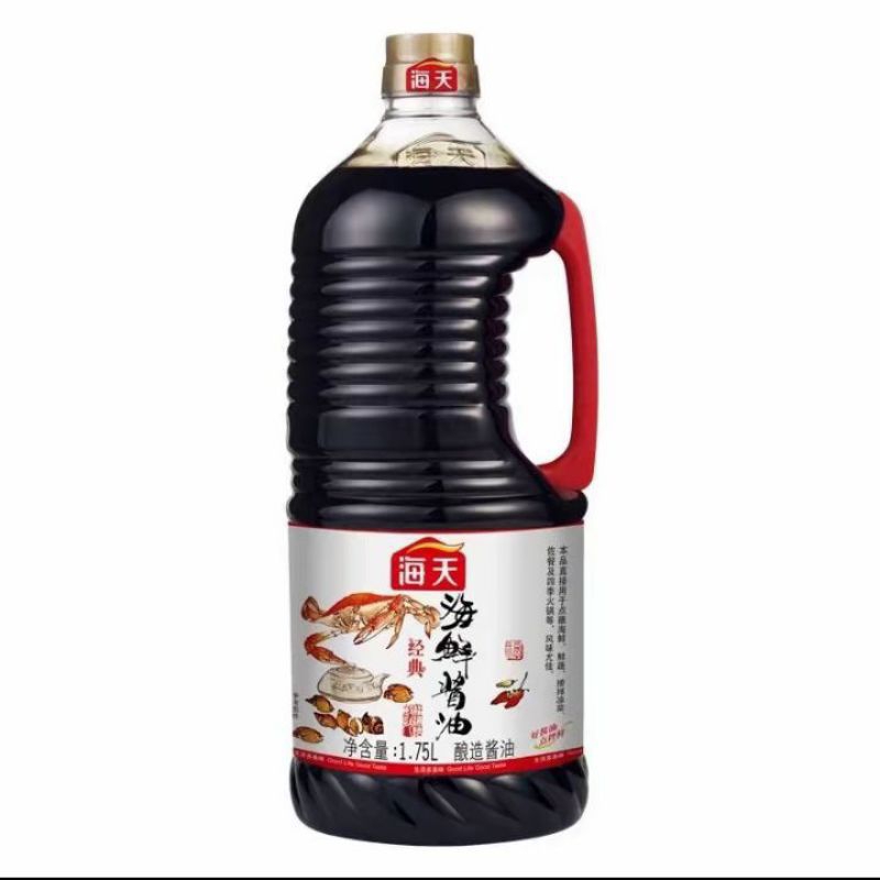 

haday tasty seafood flavored soy sauce 1.75 liter