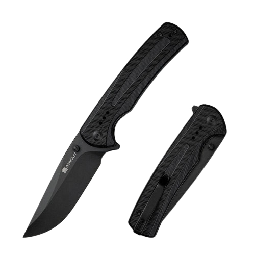 SENCUT Regnator Flipper & Thumb Stud Knife G10 Handle (3.48" 9Cr18MoV Blade) S24057-1