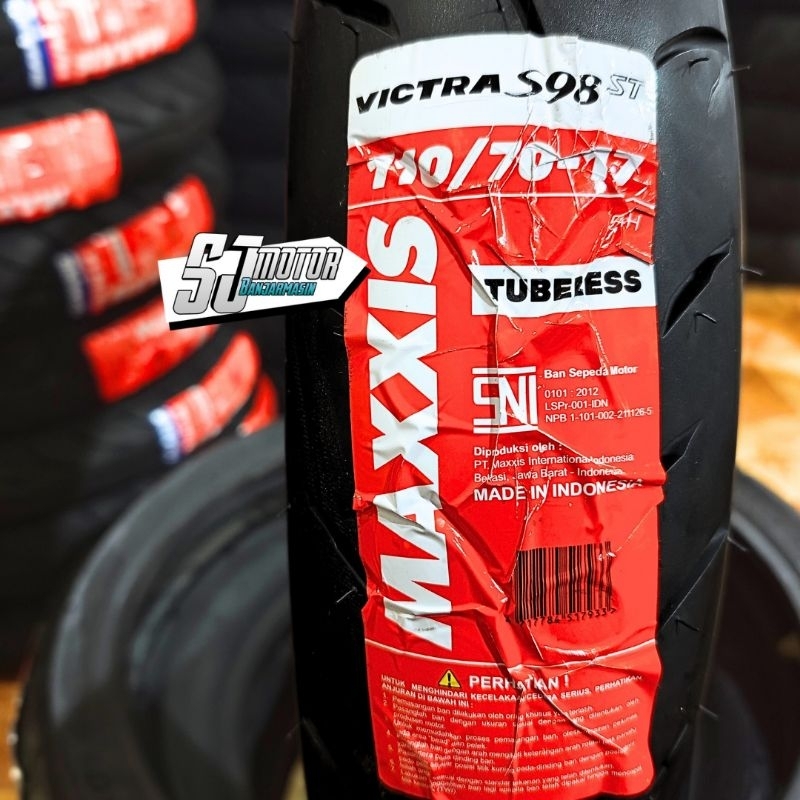 Ban Luar MAXXIS - VICTRA  110/70-17  || 90/80 - 17  || 80/90-17  Type Tubeless + Pentil Tubeless