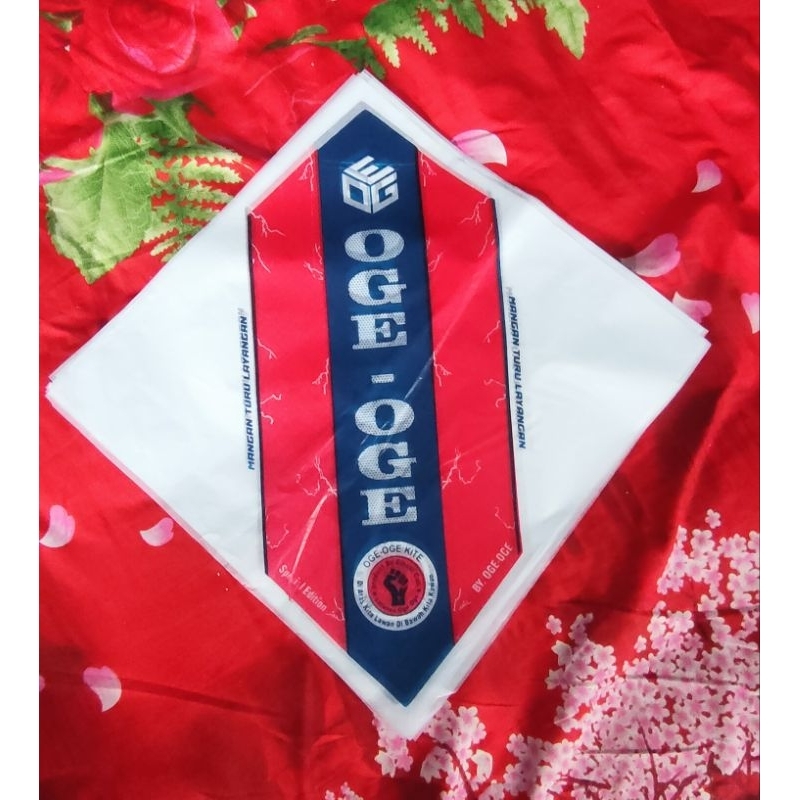 KERTAS LAYANG LAYANG SABLON 2 WARNA bukan layangan hanya kertas harga /50-100pcs