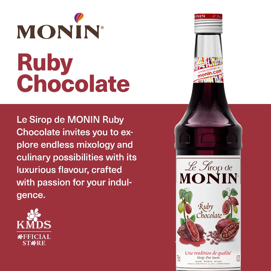 

Monin Ruby Chocolate Syrup 70 CL 700 ML