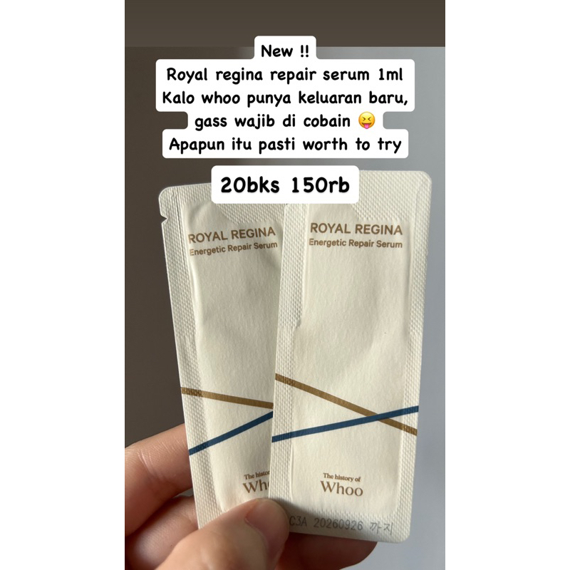 history of whoo royal regina