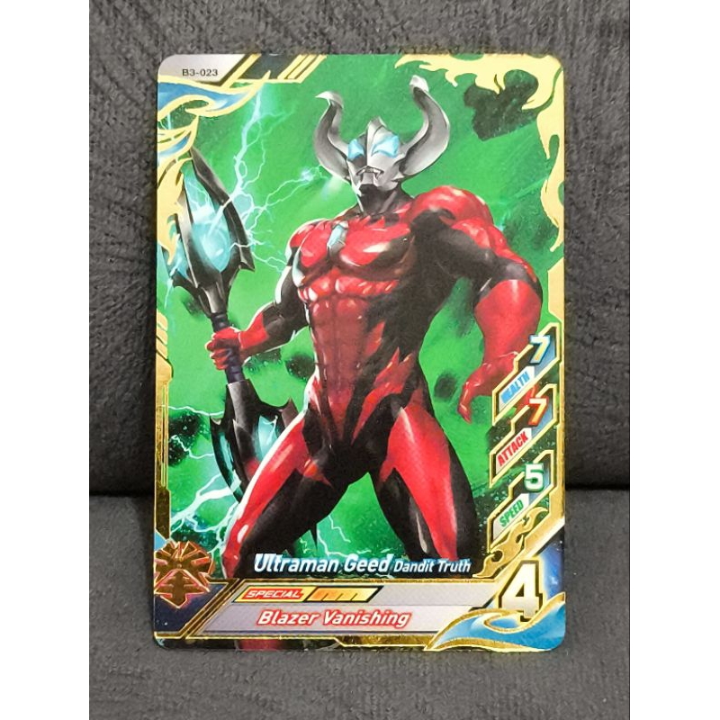 B3 Kartu ultraman fushion gacha mesin ori ultraman card geed dandit truth