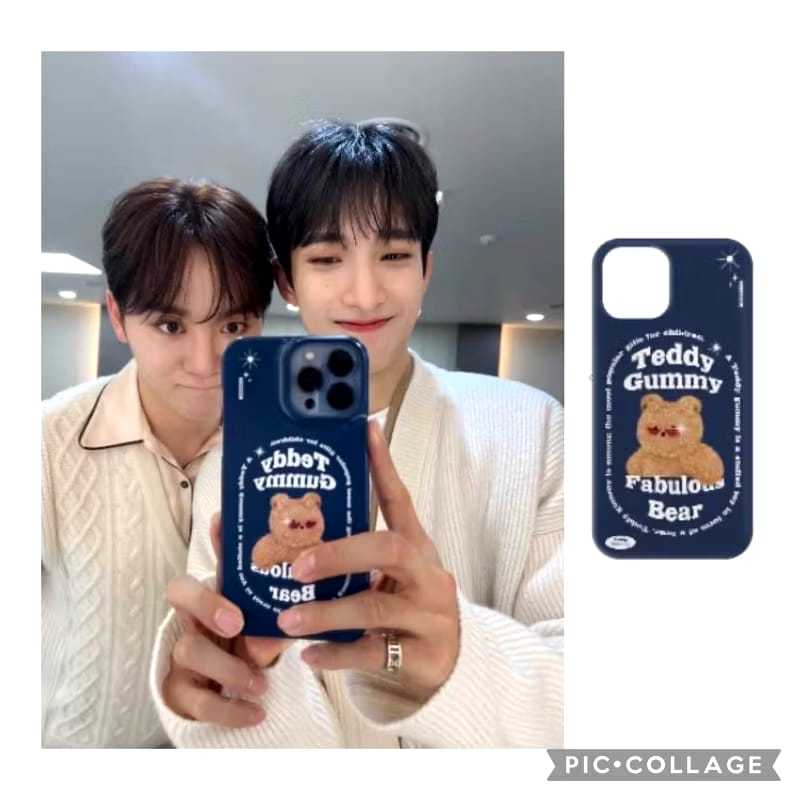 Seventeen DK Dokyeom Custom Phone Case Teddy Gummy Bear