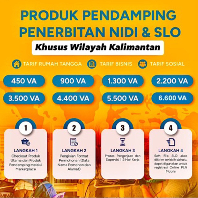 

SLO dan NIDI wilayah kalimantan Sertifikat Laik Operasi