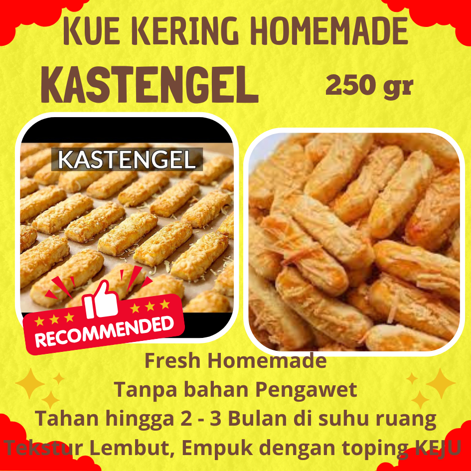

KUE KERING CASTENGEL HOMEMADE 250 GRAM