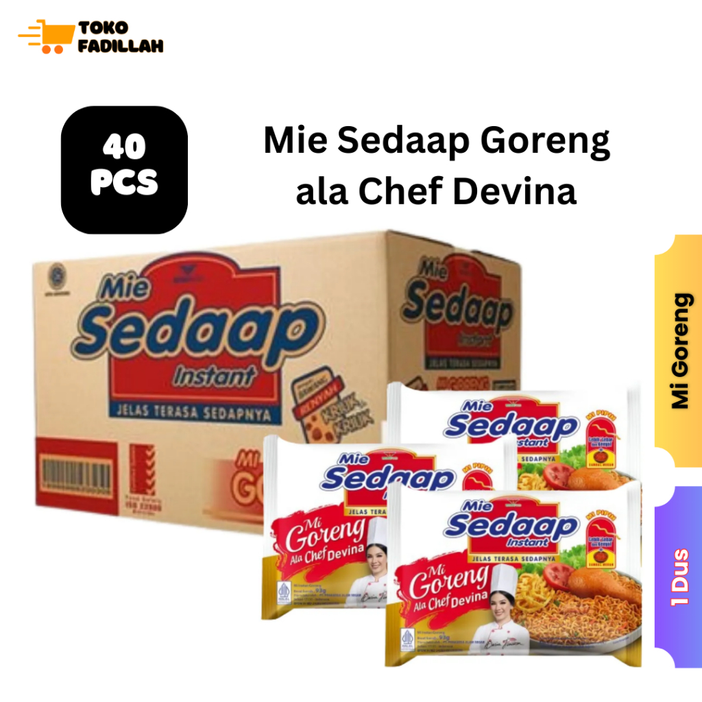 

Mie Sedap Goreng Ala Chef Devina 93g x 40 Pcs (1 Dus)