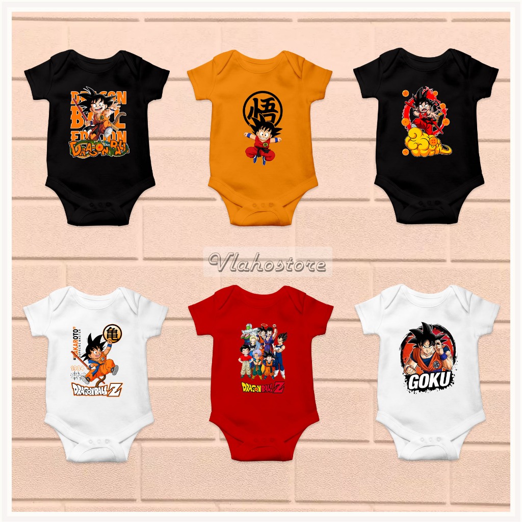 BAJU BABY BAYI JUMPER ANIME DRAGON BALL SON GOKU