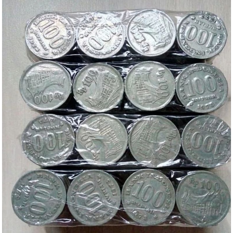 Uang Koin logam 100 rupiah tebel tahun 1973