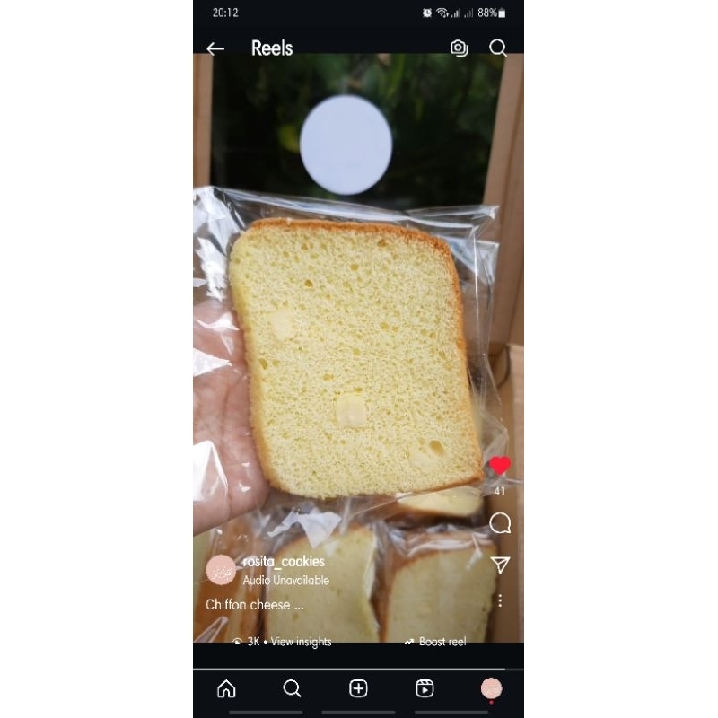 

Chiffon Cake menul2 lembuutt 1 dos isi 16 ptg