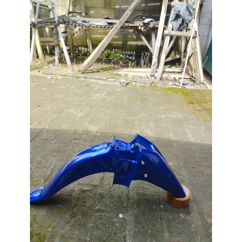 slebor depan yamaha fiz r vega lama warna biru mirip ori