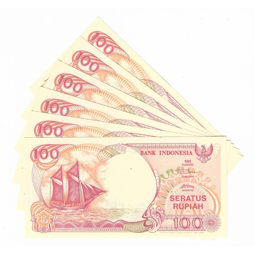 Uang Kuno Perahu Pinisi 100 Rupiah