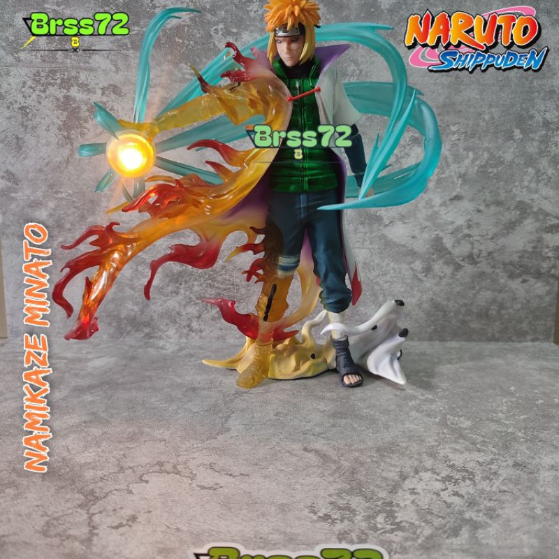 Action figure naruto namikaze minato hokage
