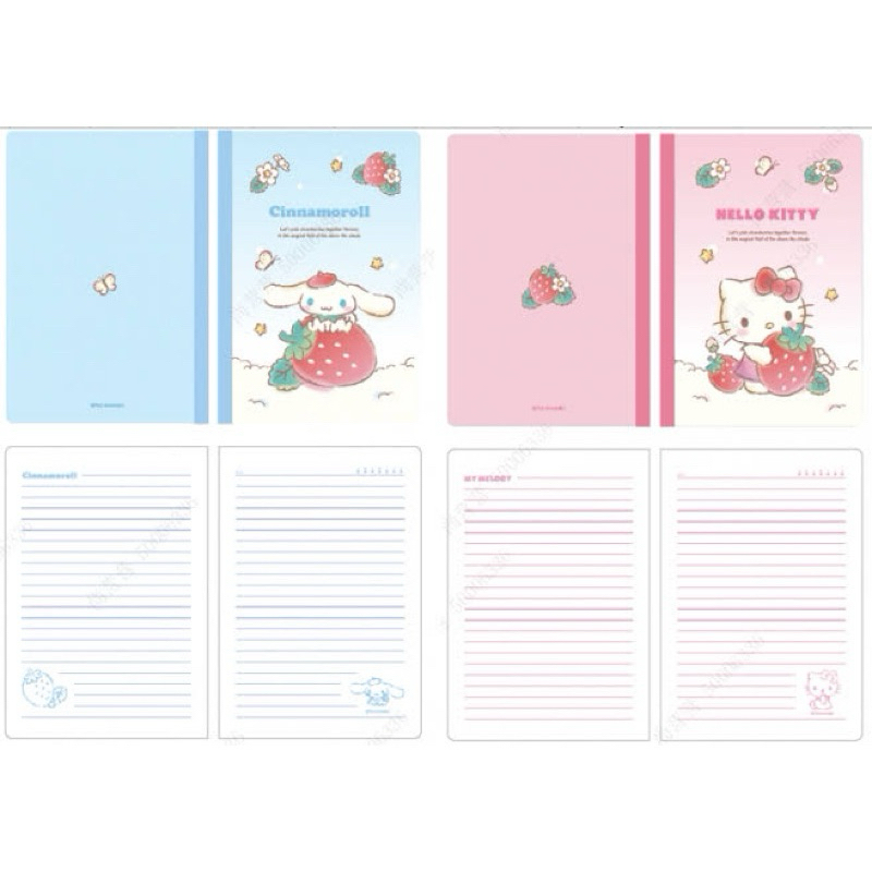

Miniso Stationery Sanrio A5 stitch Bound book / buku tulis memo note 28 lembar