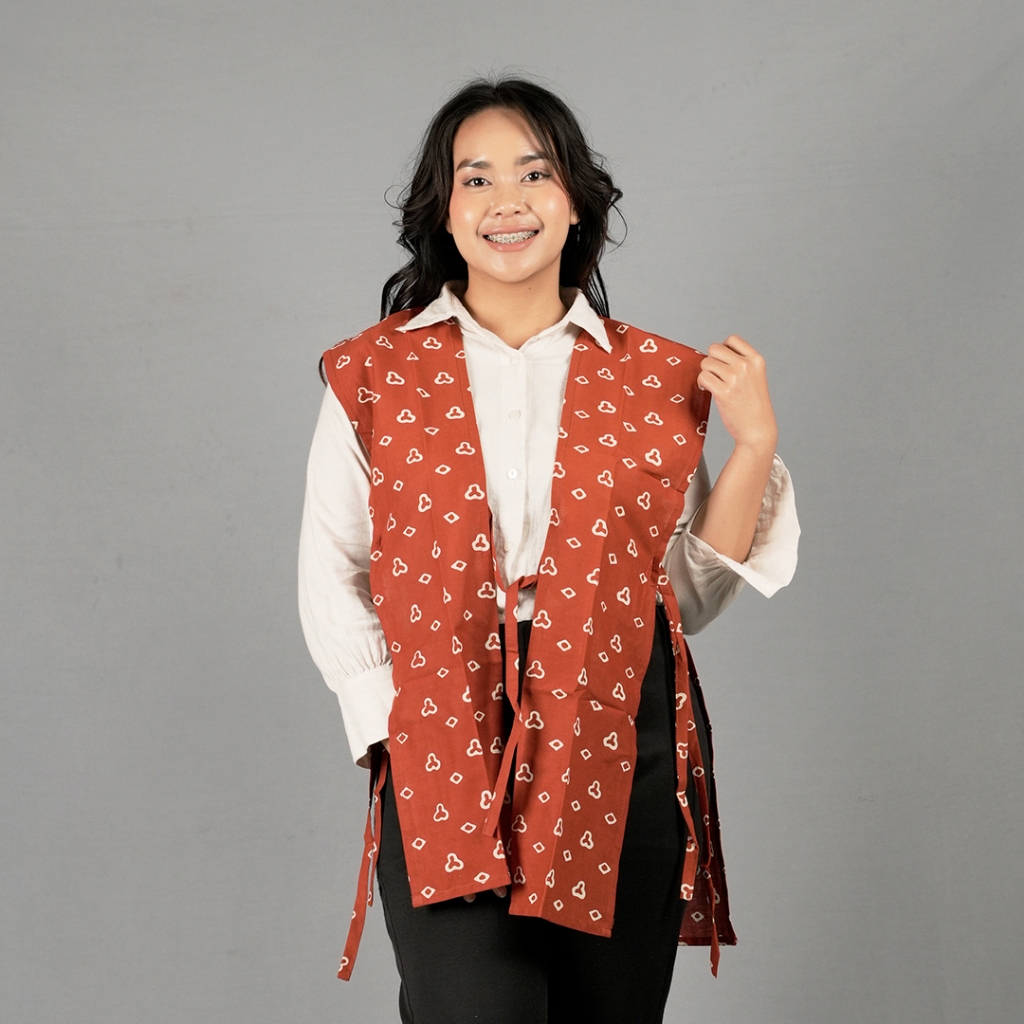 Hamzah Batik - Vest Belah Panjang / Vest Batik