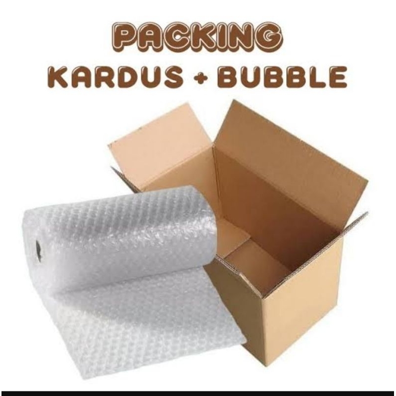 

Extra Kardus + Bubble Wrap (khusus yooki 400)