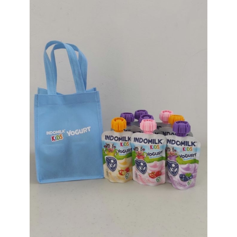 

Yogurt Indomilk Kids 8pcs Mix Varian - FREE Sponge Bag Indomilk