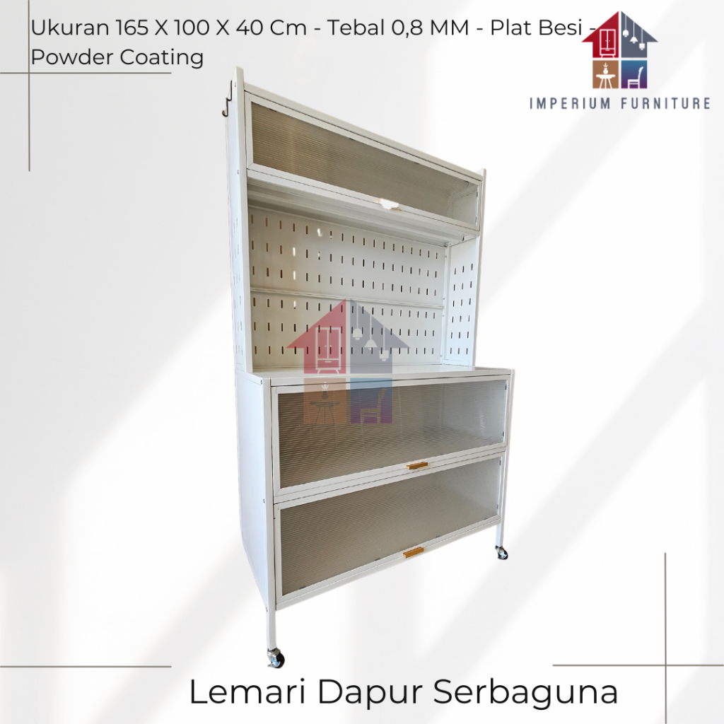 Lemari Serbaguna / Lemari Dapur / Lemari Dapur Besi / Lemari Besi