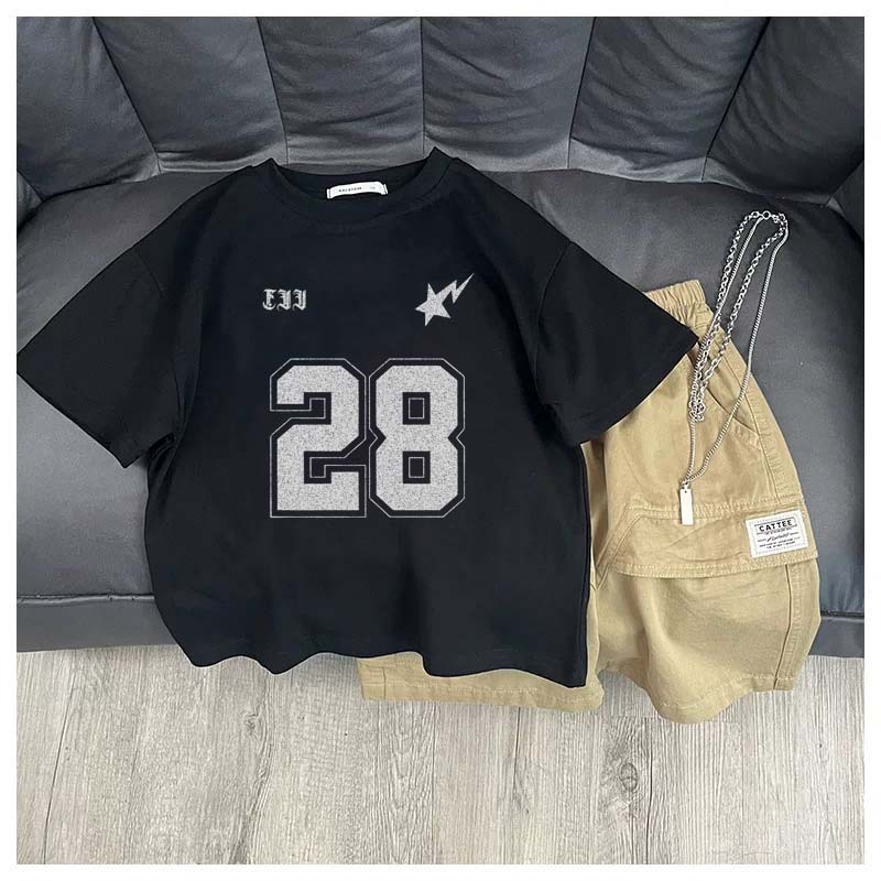 kaos anak unisex | korea style premium baju atasan |Kaos anak | Hitam cocobaby t shirt cotton |Cetak