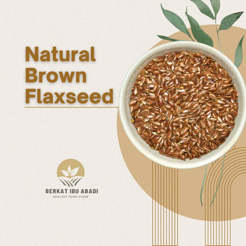 

Brown Flaxseed 500gr / Flaxseed Coklat 500gram