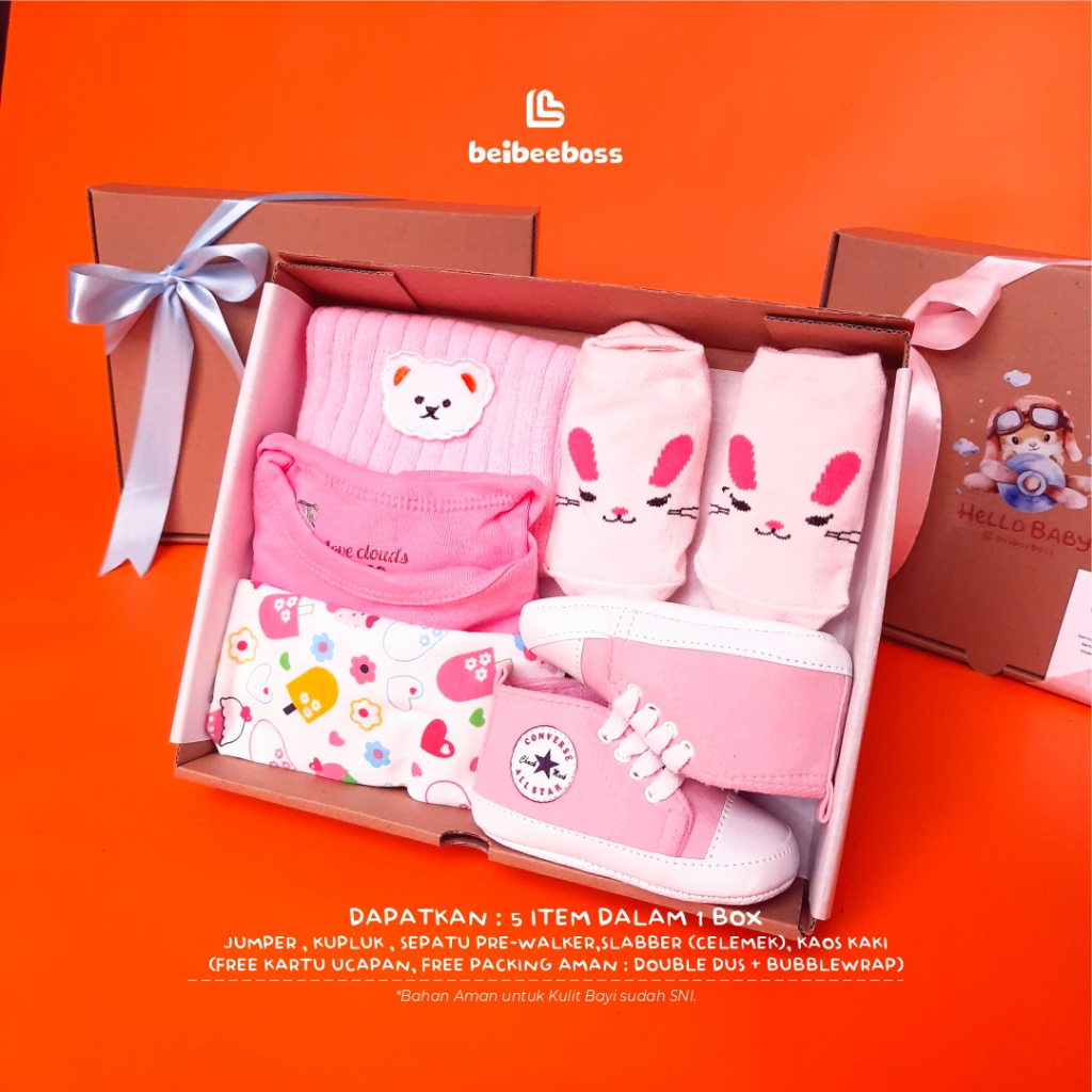 Hampers Kado Bayi Baby Hampers Kado Kelahiran Bayi Kado Bayi Set Baju Baby Gift Box Kado Bayi